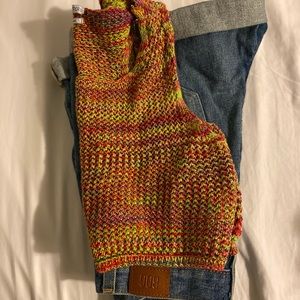 Urban Outfitters multi color knit crop